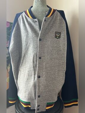 NWOT Polo Ralph Lauren Laurel Crest Fleece Baseball Jacket. XXL